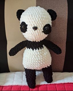 (made to order) Crochet Panda Plushie