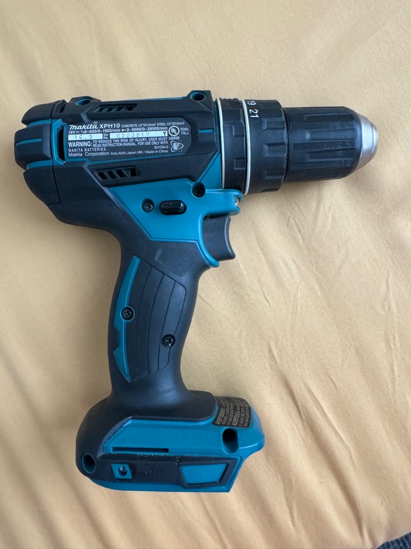 Makita 18VDC XPH10 Impact Drill Furniture Home Living Home Improvement Organisation Home Improvement Tools Accessories on Carousell