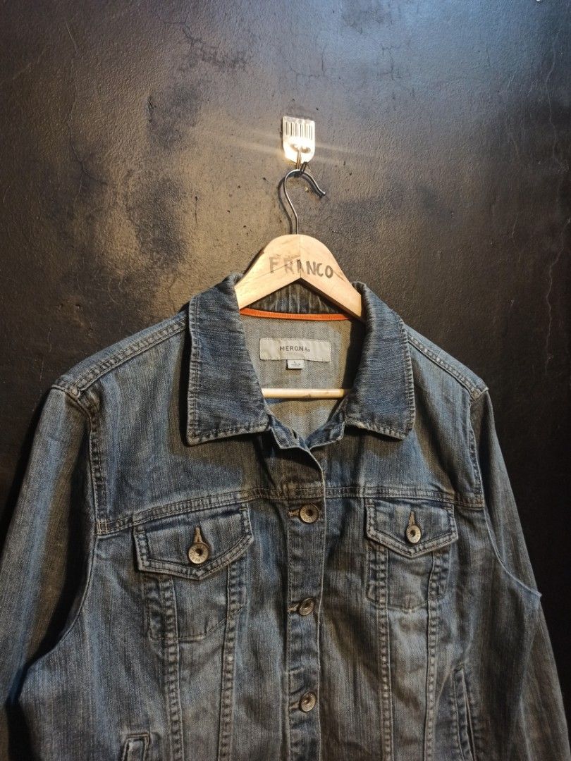 Merona Tattered Crop Denim Jacket