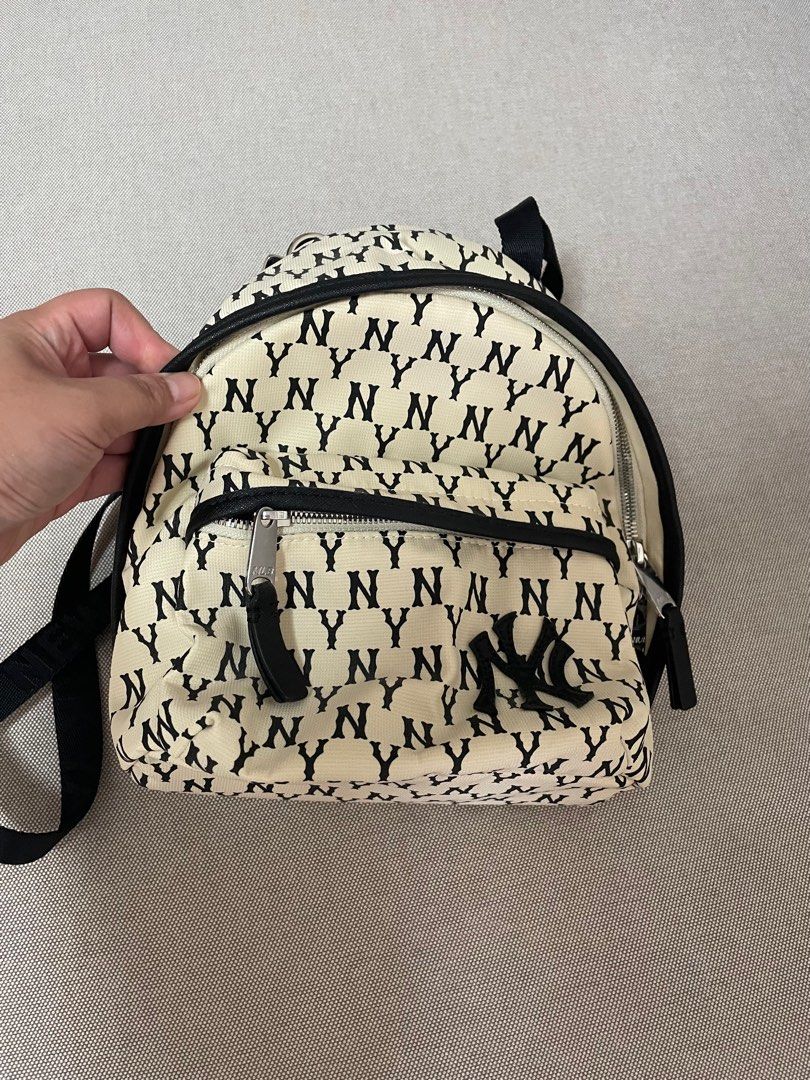 MLB Monogram Mini Backpack NY Yankees Women s Fashion Bags Wallets Backpacks on Carousell
