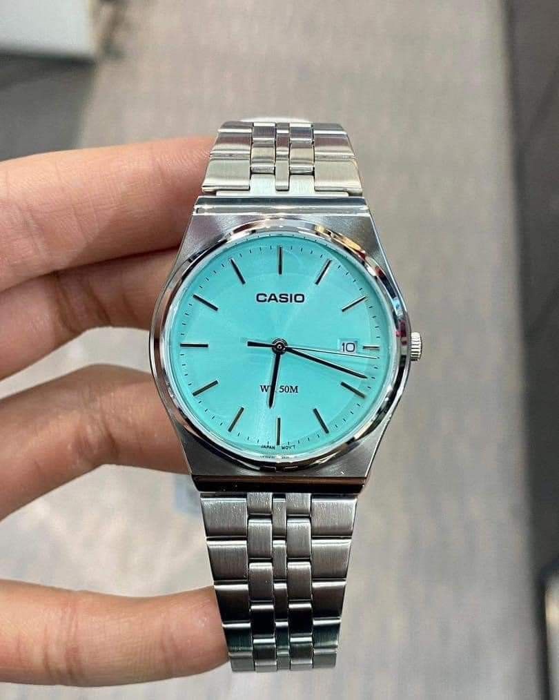 MTP-B145D CASIO TIFANY (Category: Men's Watches) located in Manila. Submitted by mortillo1930943 (Listing ID 1299414714, Image 1). Description: BRAND NEW AND LEGIT. PM LANG.