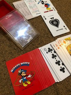 Nintendo X Mickey Disney collectible playing cards