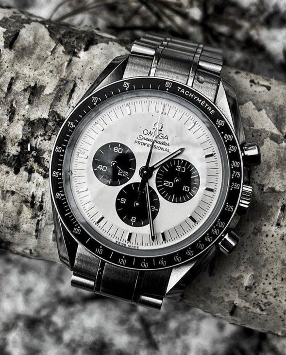 Omega speedmaster Mitsukoshi Panda Dial Hands set, 男裝, 手錶及