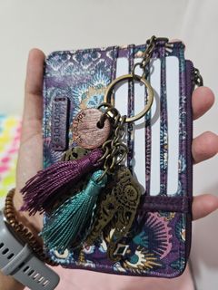 Original Sakroots Wallet and Card Holder: Violet Tapestry World Womens Accessories