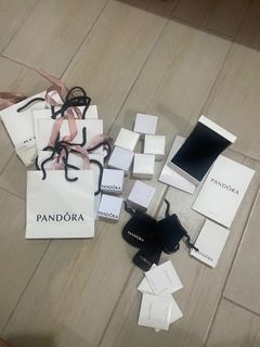 Pandora paperbags, boxes, polishing cloth - TAKE ALL