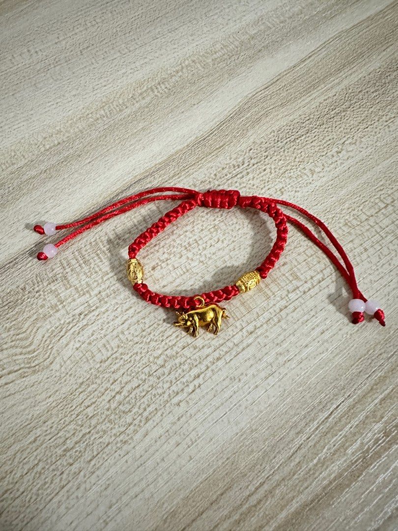 Pig Year Bracelet Women s Fashion Jewelry Organisers Bracelets on Carousell