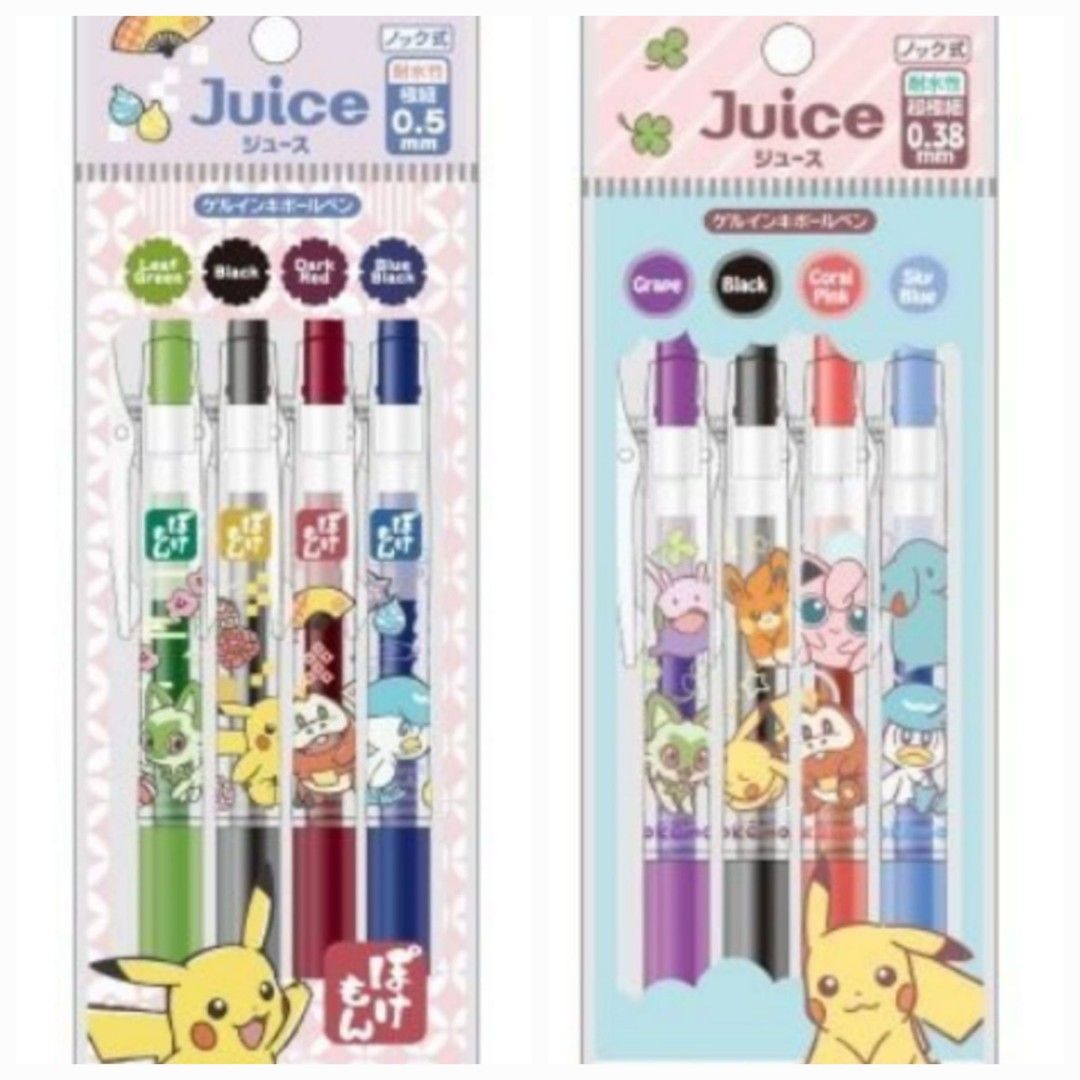 Pokemon Center Sarasa Pens, Hobbies Toys, Stationery Craft