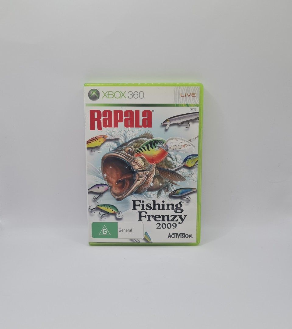 Pre-Owned] Xbox 360 Rapala Fishing Frenzy 2009 Game, Video Gaming, Video  Games, Xbox on Carousell