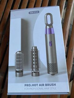 Pro Hot Air Brush with 3 detachable tools (with free humidifier)