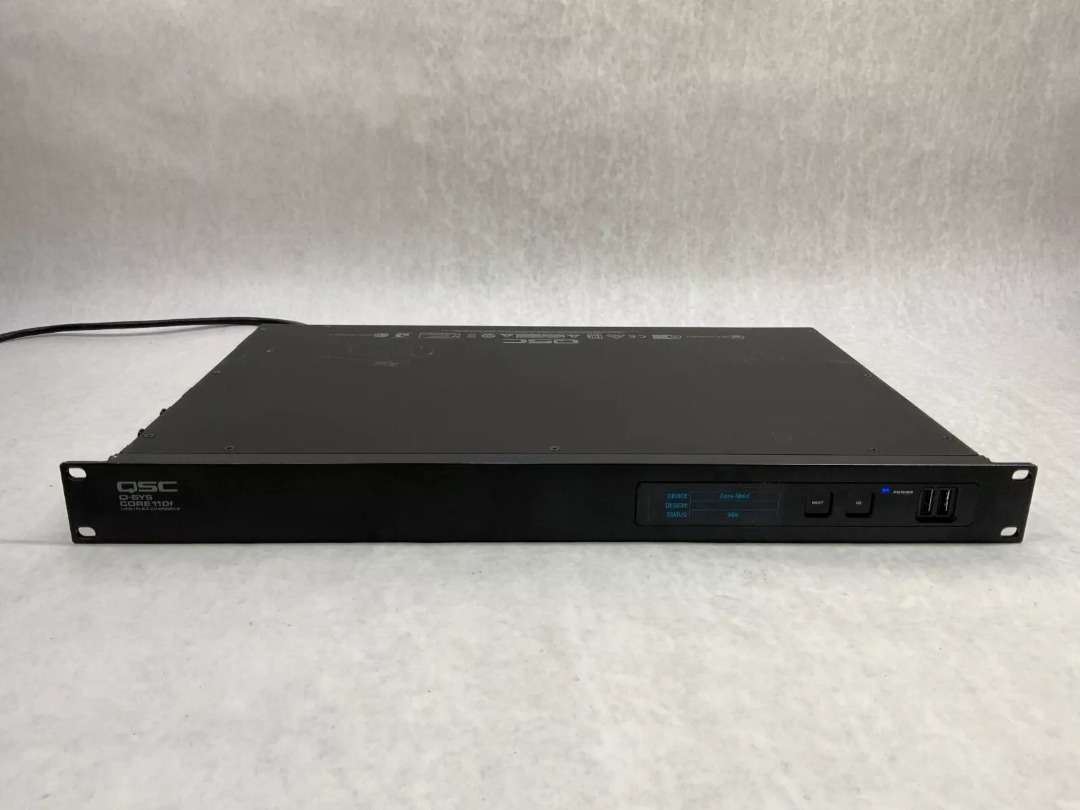 QSC Q-SYS CORE 110f USB/FLEX Channels Digital Sound Processor, 電腦＆科技 ...