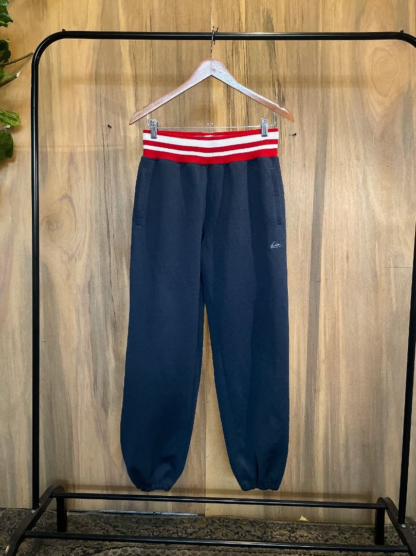Quicksilver Navy Blue Athletic Sweatpants Men s Fashion Bottoms Joggers on Carousell