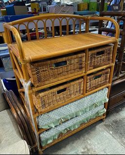 Rattan Cabinet sale ₱5000 from ₱6500