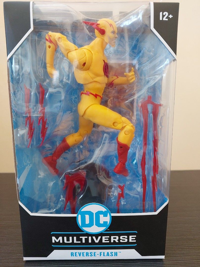 DC Multiverse - Reverse Flash (Category: Figurines & Statues) located in Cebu City. Submitted by calmwhale_770f9b (Listing ID 1299299730, Image 1). Description: - Incredibly detailed 7” scale figure based on the DC Multiverse - Designed with Ultra Articulation with up to 22 moving parts for a full range of posing and play - Reverse-Flash is based on his DC Rebirth Look - Reverse-Flash includes 6-speed force lighting pieces and a base - Included c