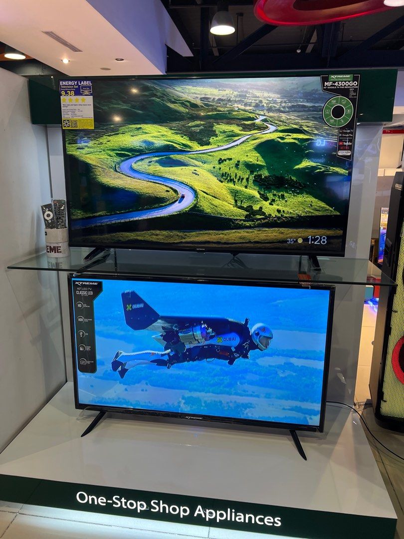 ‼️SALE XTREME GOOGLE TV (Category: TV) located in Manila. Submitted by almnantnr (Listing ID 1299321346, Image 2). Description: Note: For Cash Payment Only For Sale! We Have Physical Stores. Note: Cash ONLY! Or COD (charges may applied) Basic TV MF-3200 - 6,390 MF-4000 - 7,990 Smart TV MF-3200V - 7,990 MF-4300V - 12,490 MF-5000V - 18,490 Android TV MF-3200GO - 10,390 MF-4300GO - 14,690 1 year warranty on parts, with 7 days replacement. WE offer D