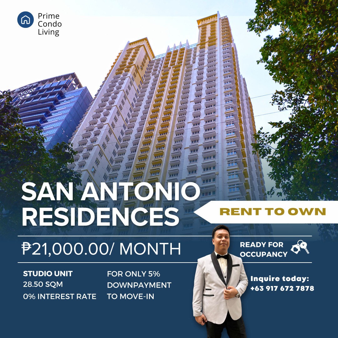 SAN ANTONIO RESIDENCES - STUDIO - RENT TO OWN, Property, For Sale ...