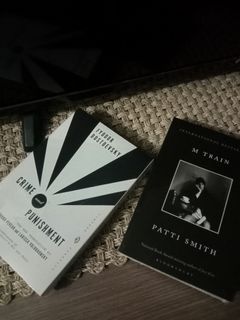 SEALED Crime and Punishment by Fyodor Dostoevsky & M Train by Patti Smith