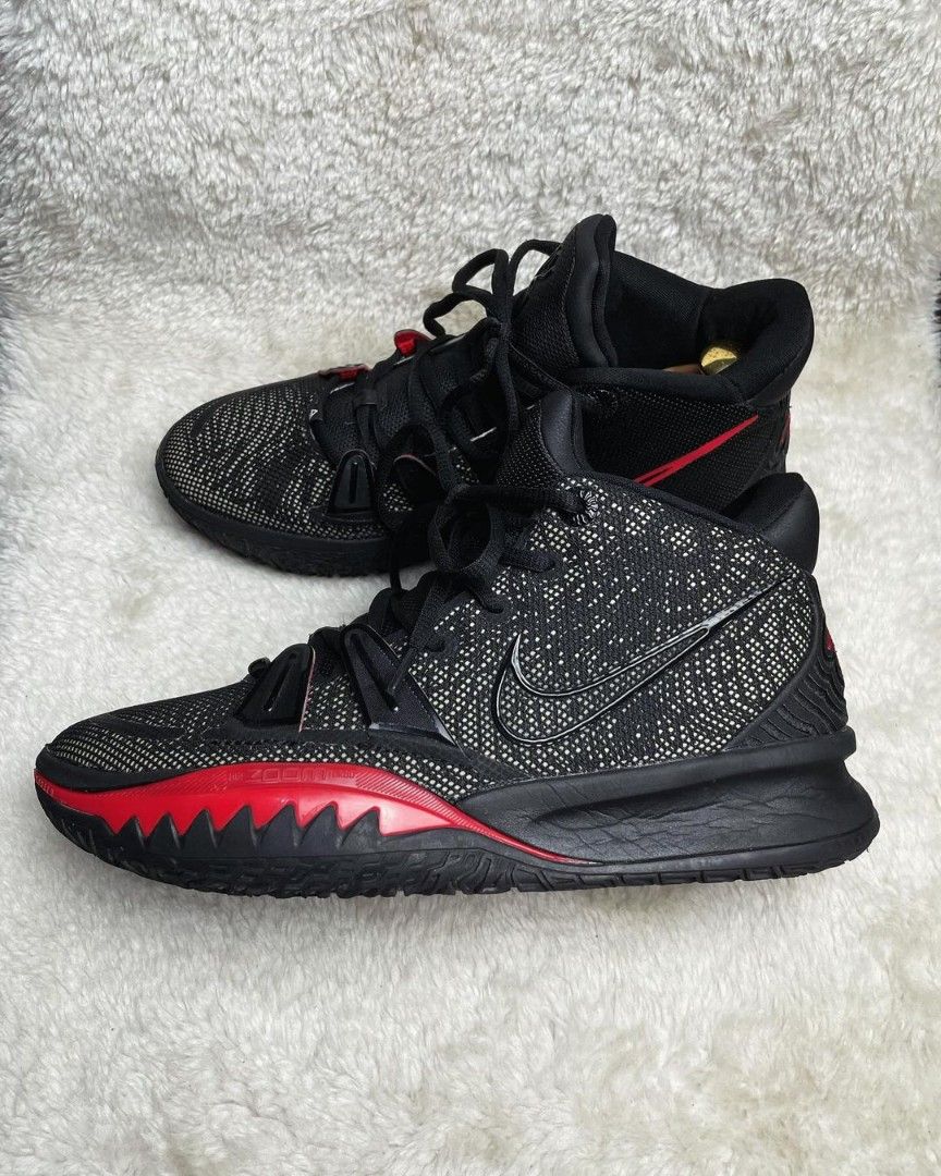 Sepatu Basket NIKE KYRIE 7 EP BLACK original size 40.5