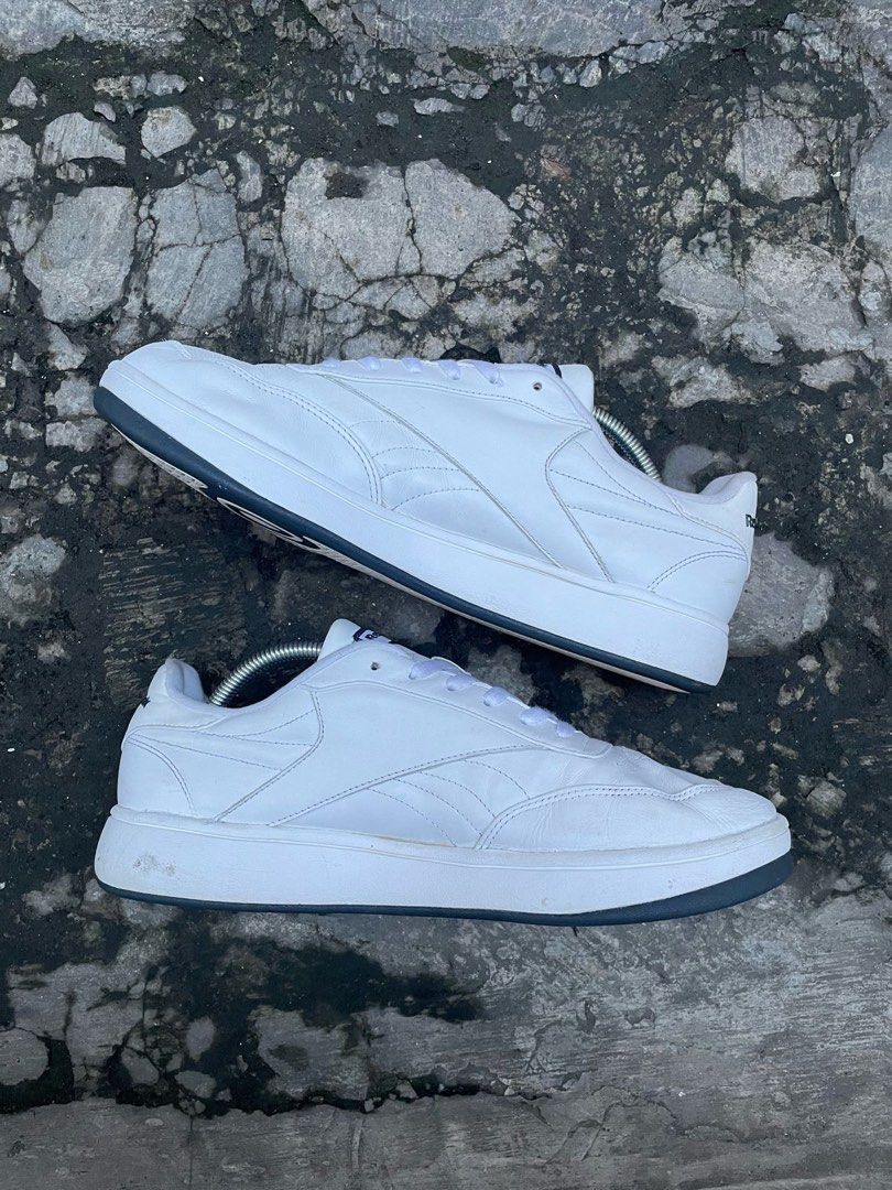 Sepatu reebok clasic c85 full leather white size 44 original, Fesyen ...