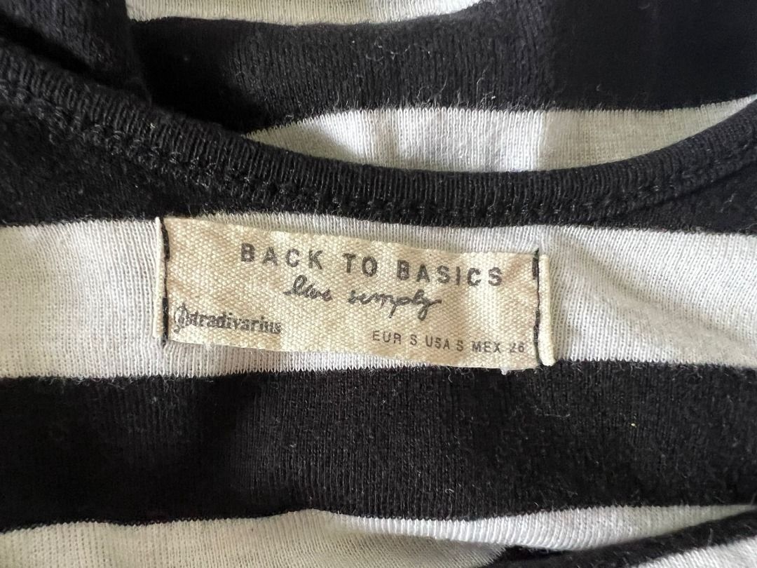 Sexy bodycon Stradivarius Back to Basics Black and White Knitted