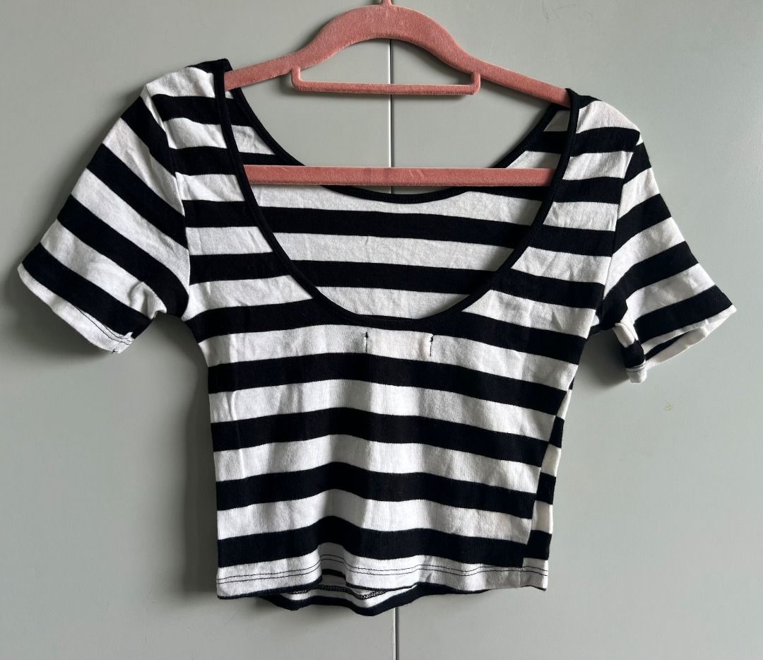 Sexy bodycon Stradivarius Back to Basics Black and White Knitted