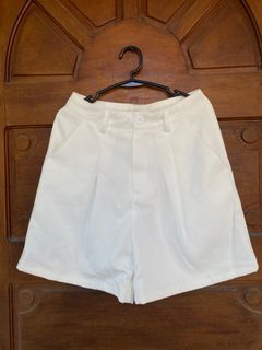 Shein Dazy White Trouser Shorts