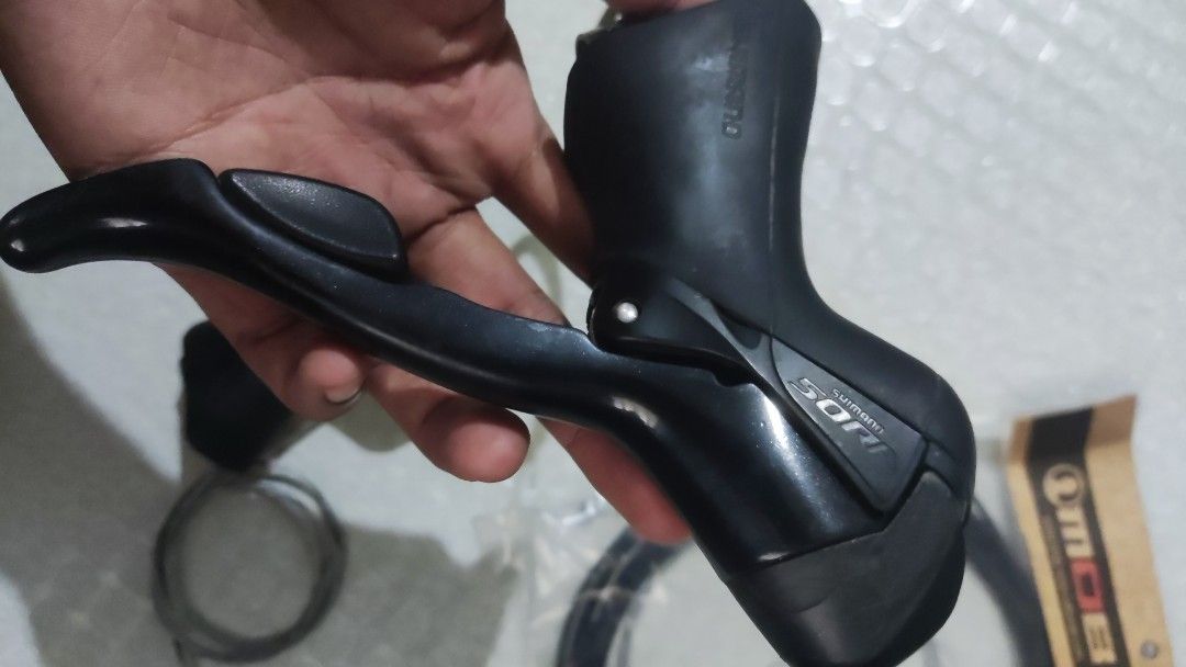 Shimano Sora STI R3500 (Category: Bicycles) located in San Nicolas. Submitted by nik_b (Listing ID 1299361112, Image 2). Description: Shimano Sora STI R3500 - 2x9 - free MOB brake cable set RFS: spare.