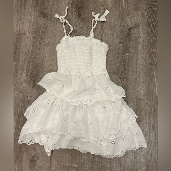 Sincerely Jules Perfect White Sundress with Ribbons and Eyelet, Women's  Fashion, Dresses & Sets, Dresses on Carousell