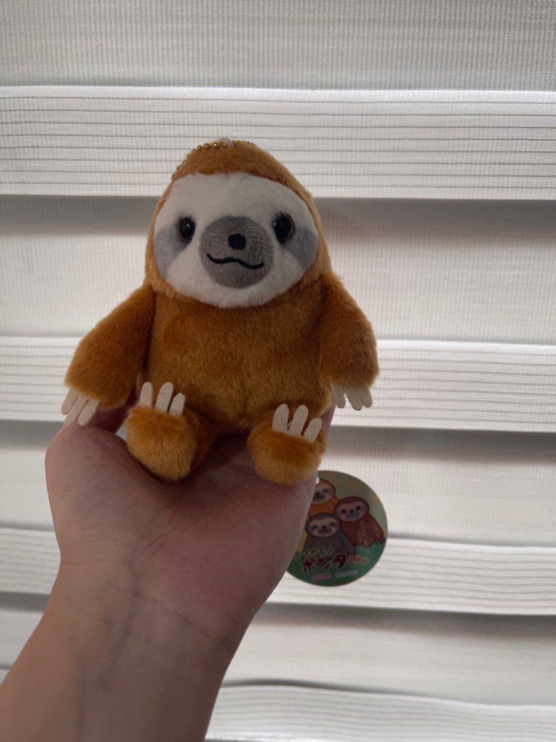 Sloth plush keychain hot sale