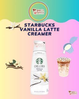 STARBUCKS U.S.A. | Vanilla Latte Creamer Inspired by Vanilla Latte | Liquid Coffee Creamer