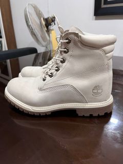 Timberland Ortholite waterproof boots white