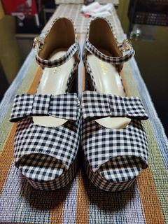 Titty&Co Plaid/Checkered Platform Shoes