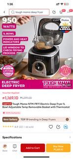 Tough Mama Electric Deep Fryer
