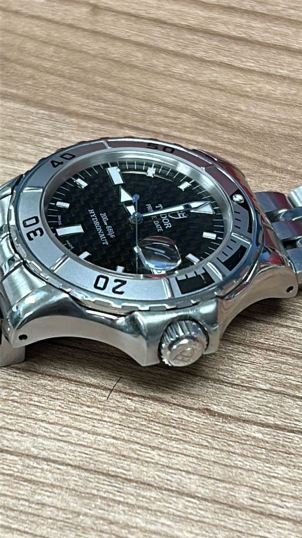 TUDOR Prince Date HYDRONAUT 89190 Automatic Carbon Fibre Dial
