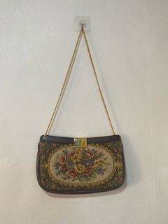 Vintage Leather Brown Chain Bag