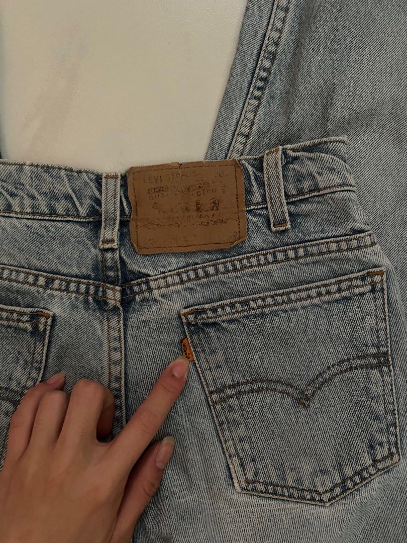 Vintage 90s Levis 550 Orange Tab
