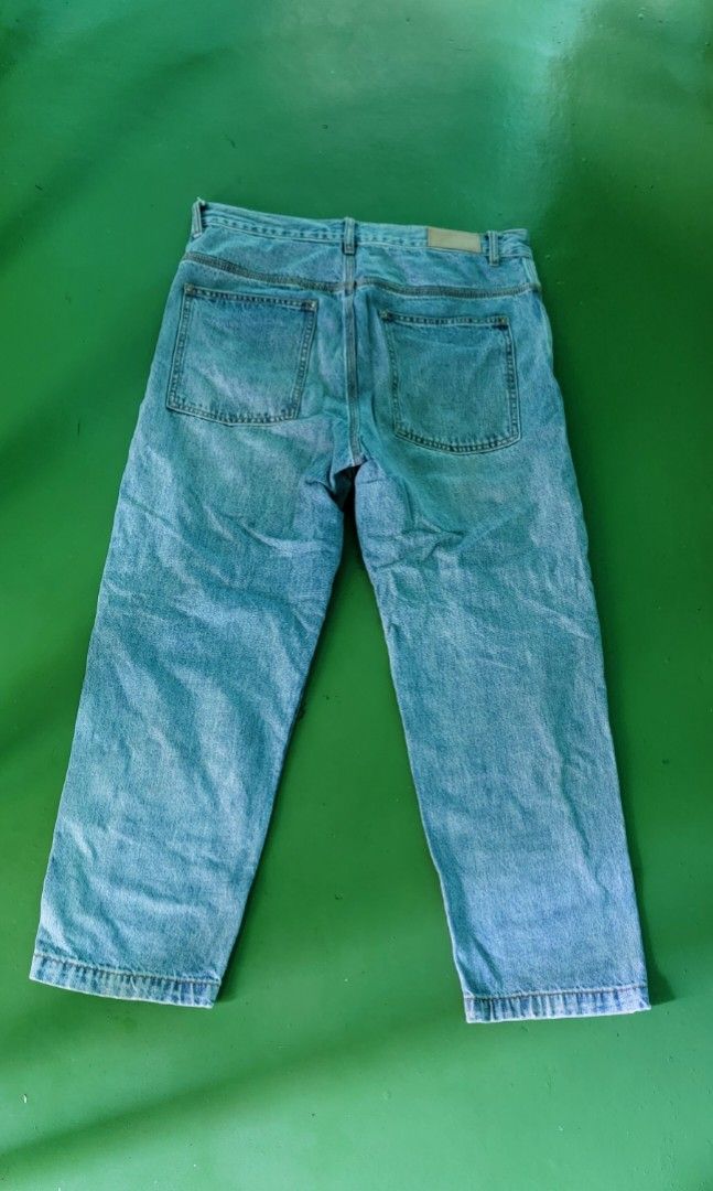 wassup denim pants (Category: Jeans) located in Manila. Submitted by rms.thrift (Listing ID 1299287320, Image 2). Description: xl on tag 35.5 waist 39.5 length 7 hem no issue need wash.