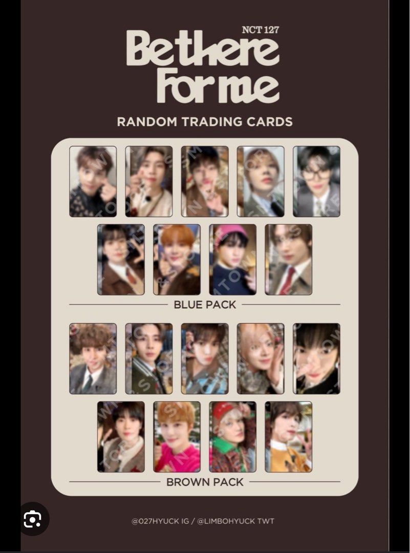 NCT 127 マーク be there for me トレカ  stereo NCT127 POSTCARD + HOLOGRAM PHOTO CARD SET [Be There For Me ] MD