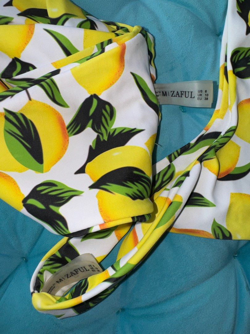 Zaful Lemon Bikini Women s Fashion Swimwear Bikinis Swimsuits on Carousell