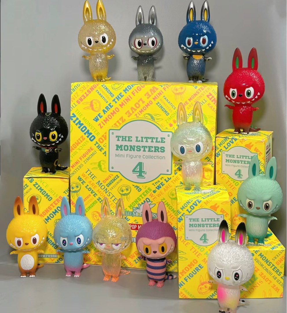 Zimomo 4 edition POP MART Whole Sets Labubu, 興趣及遊戲