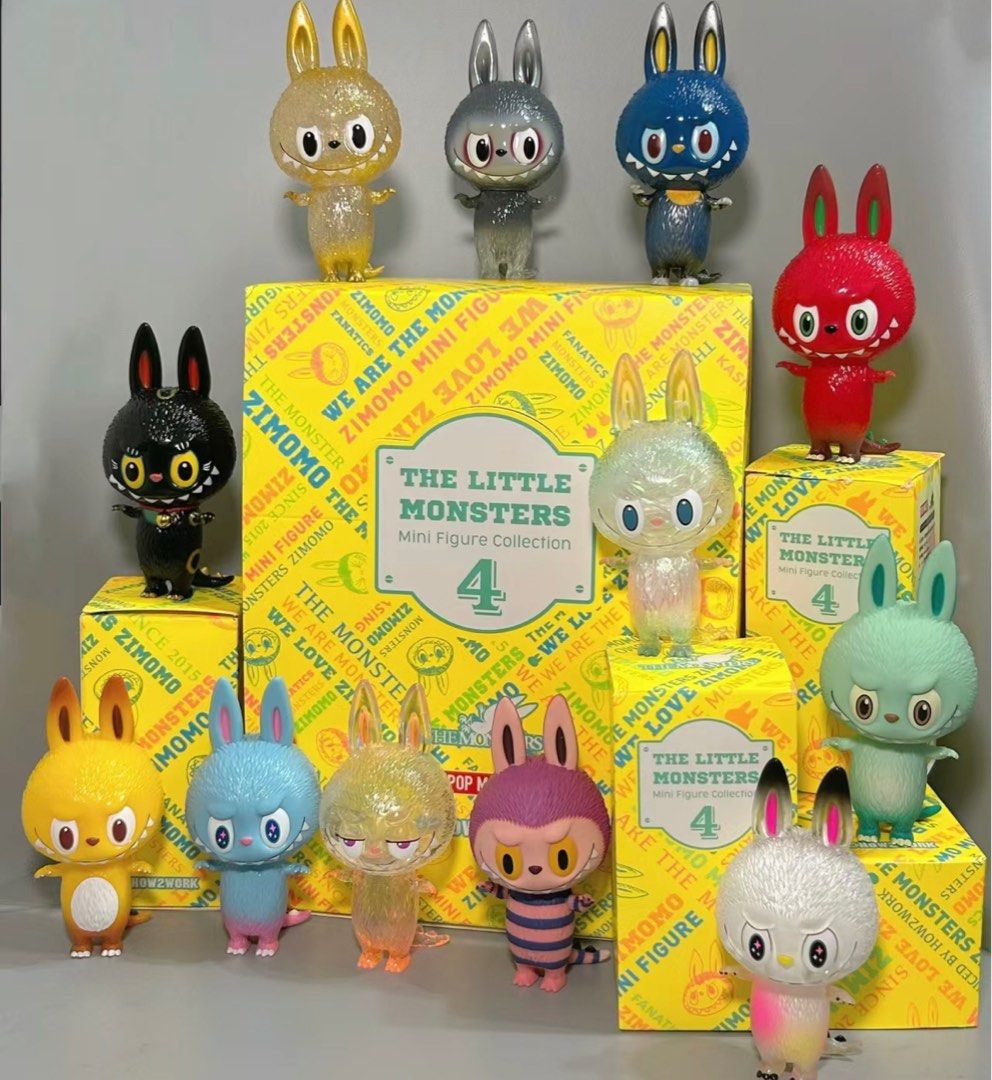 Zimomo 4 edition POP MART Whole Sets Labubu, 興趣及遊戲