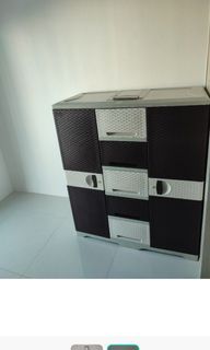 Zooey Super Rattan Dual Cabinet