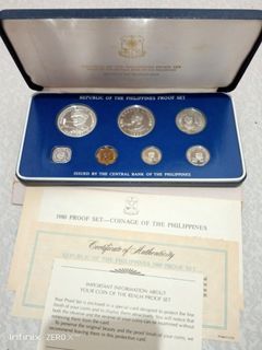 1980 commemorative proof set coins