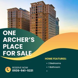 2BR One Archers Place Condo For Sale near DLSU Manila