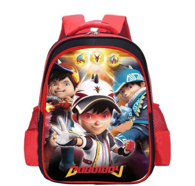 38cm Small Defect Mechamato Limited Edition Beg Sekolah Rendah Boboyboi 1