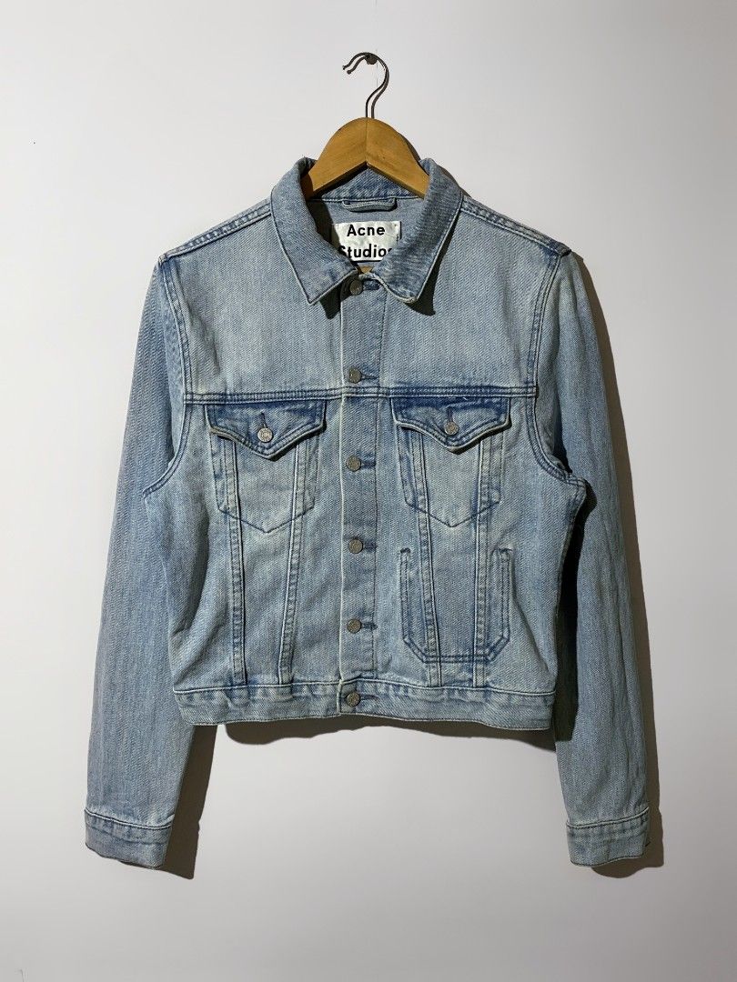 ACNE STUDIOS Vintage Jacket (Category: Luxury Apparel) located in Bacolod City. Submitted by bt_ph (Listing ID 1299544610, Image 1). Description: ‼️AUTHENTIC‼️ ACNE STUDIOS Vintage Jacket Made in Turkey Code: TAG LT VINTAGE PUS14 Size: 42 Dimensions: 18 x 21 inches Sleeve length: 25 inches.