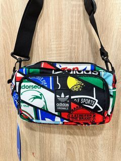 Adidas multicoloured sling bag