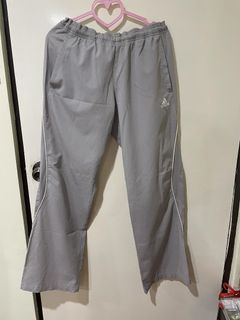 Adidas track pants gray