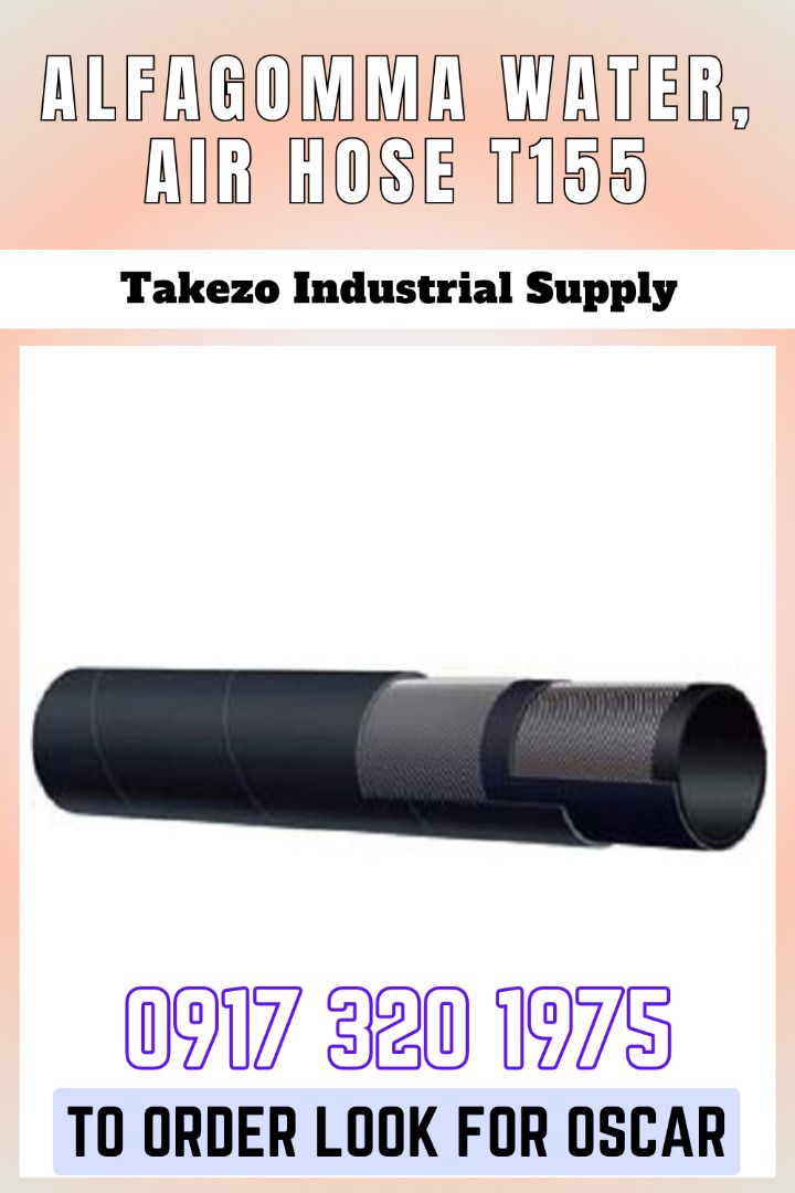 ALFAGOMMA WATER, AIR HOSE (Category: Construction Tools & Equipment) located in Manila. Submitted by oscartakez73369 (Listing ID 1299532866, Image 1). Description: ALFAGOMMA WATER, AIR HOSE Request a quote now! Details and Discounts are available at Takezo Industrial Supply. Contact No. 09360416623 / 09173201975 – Oscar Legaspi Jr..
