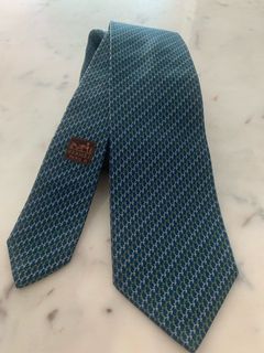 Authentic Hermes Silk Tie