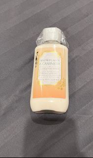 Bath and Body Works lotion Snowflakes and Cashmere